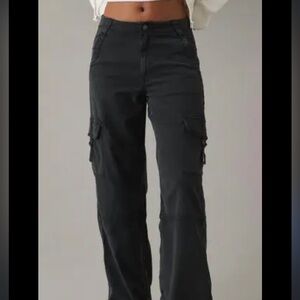 American Eagle Outfitters Black Cargo Pants